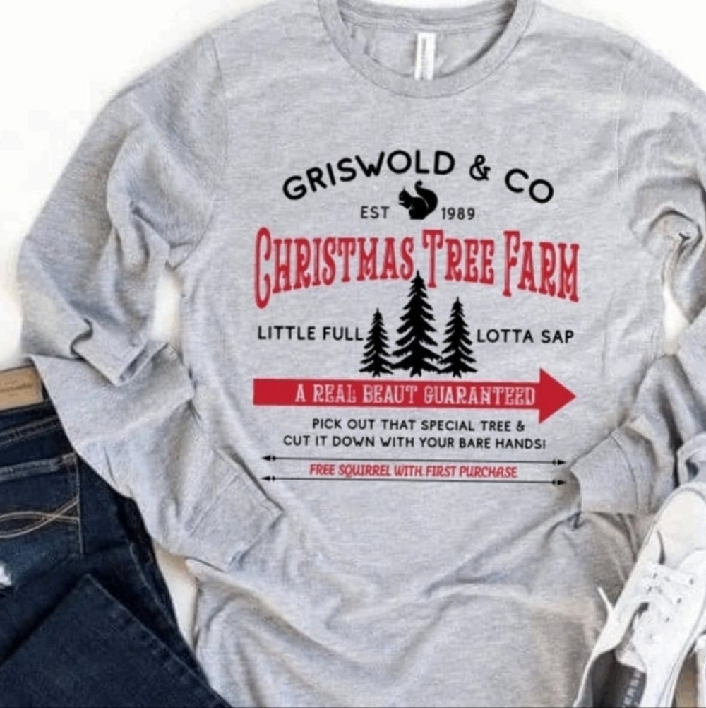 Griswold & Co Christmas Tree Farm T-SHIRT sz. X-Large